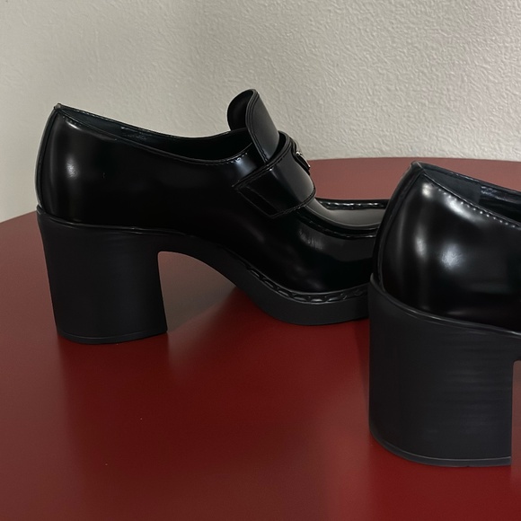 Prada Heeled Loafers - Picture 3 of 10